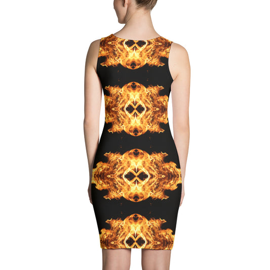 Fire Spirits Short Dress - "The Phoenix"