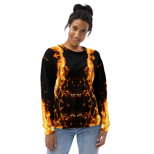 Fire Spirits Unisex Sweatshirt - "Mystic Horse"