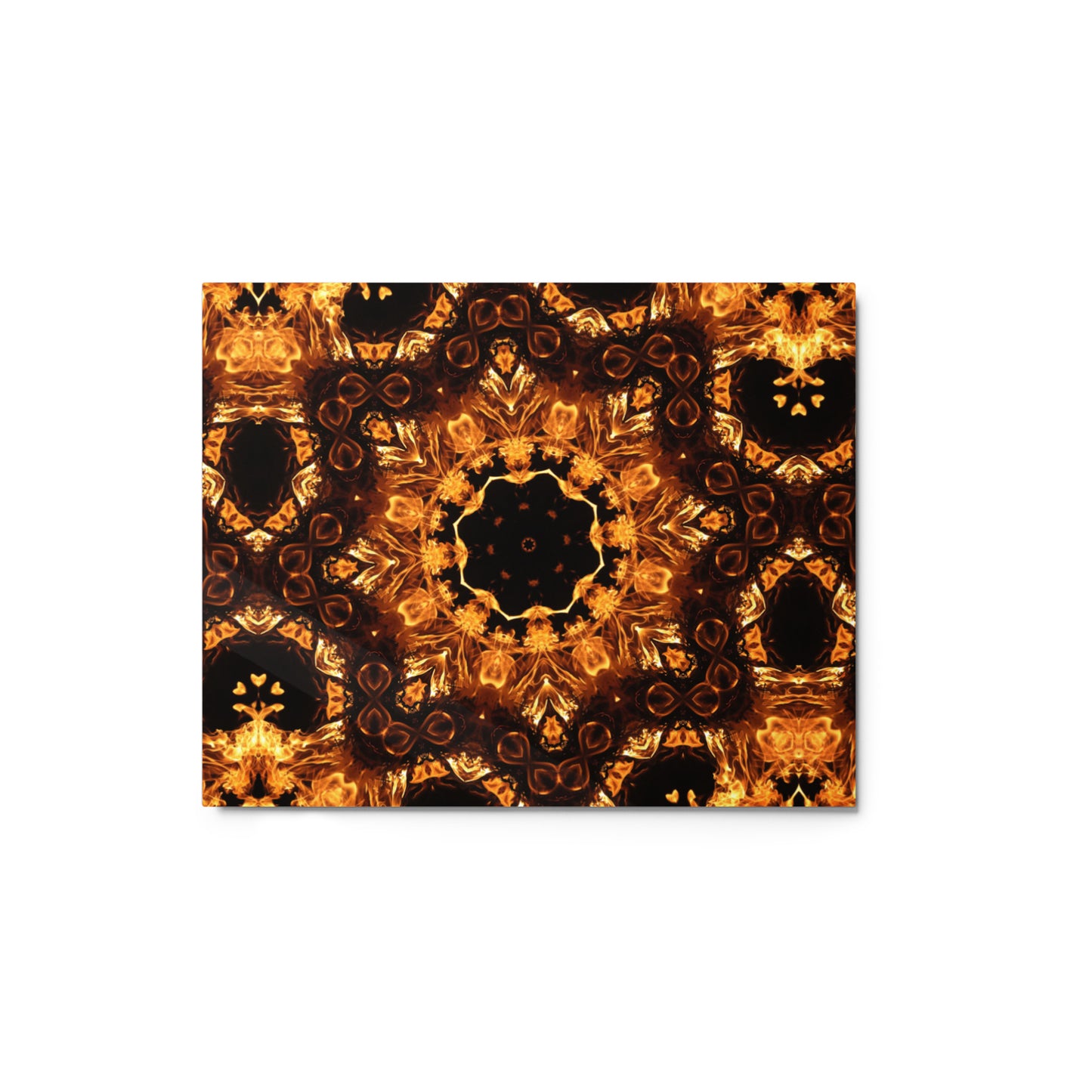 Fire Spirits Metal Print - "Snow Flake" (Mandala Ed.) (available only in the USA)