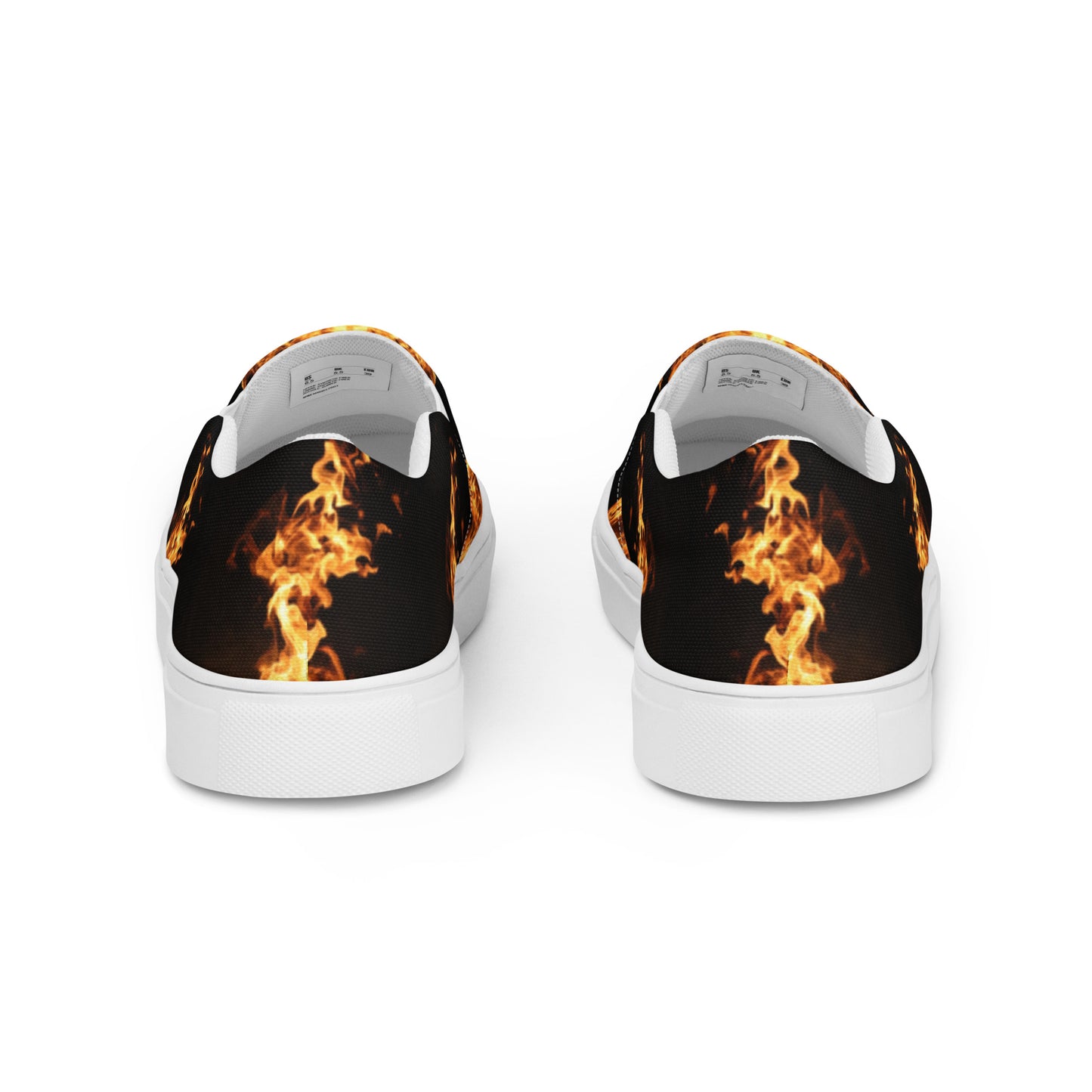 Fire Spirits Men's Slip-on Canvas Shoes - "The Phoenix"