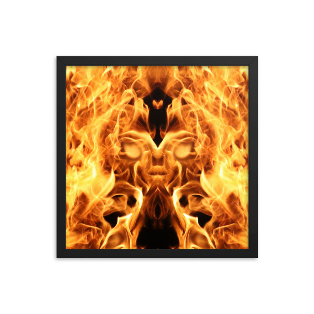 Fire Spirits Framed Photo - "Enigma"