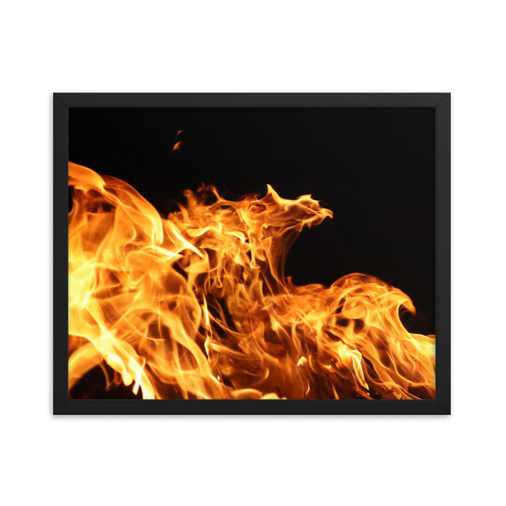 Fire Spirits Framed Photo - "The Phoenix"