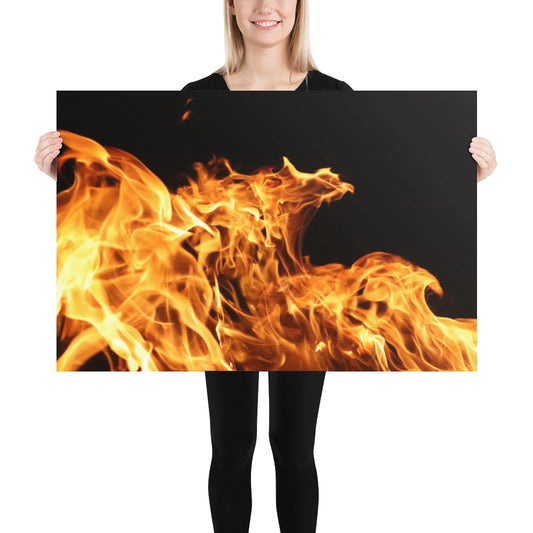 Fire Spirits Photo Paper Poster - "The Phoenix"