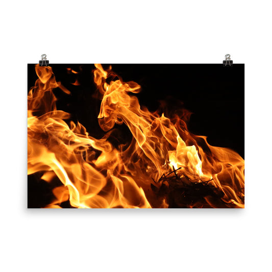 Fire Spirits Photo Paper Poster - "The Crystal"