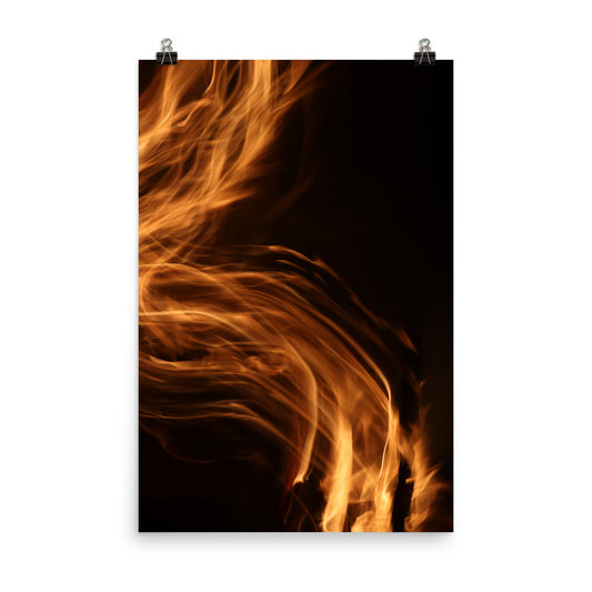FIre Spirits Photo Paper Poster - "Fire Trail"