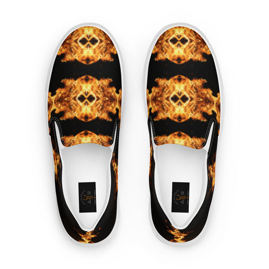Fire Spirits Women’s slip-on canvas shoes - "The Phoenix"